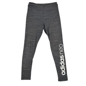Adidas Neo Leggings Workout Exercise Tights Size Small Grey